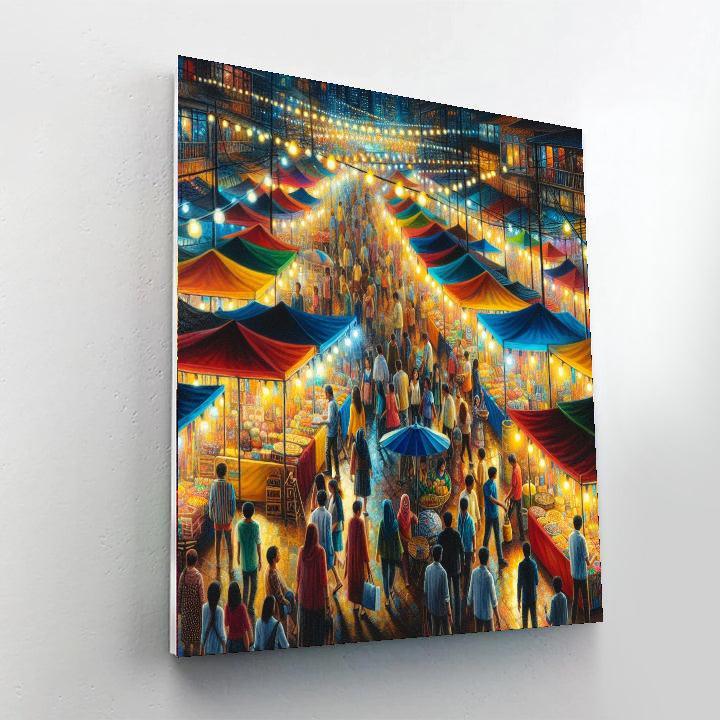 Night Market Mystique Paint By Number