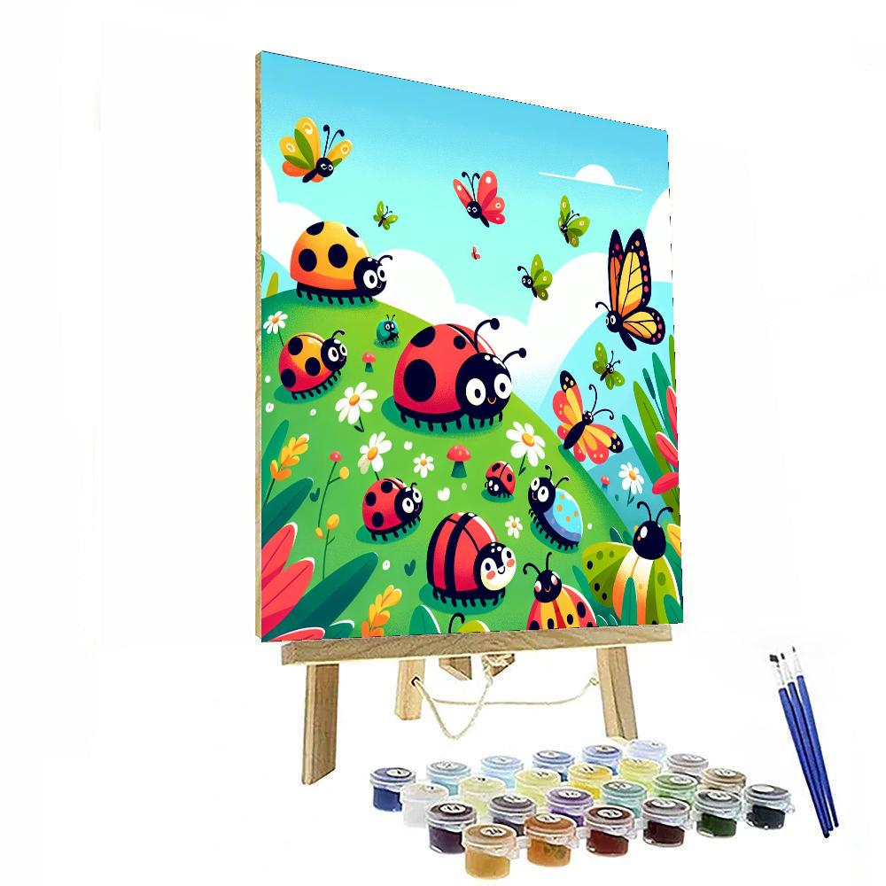 Incredible Insect Expedition Number Painting