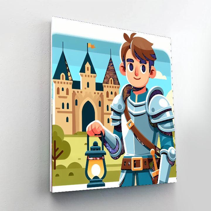Medieval Castle Exploration Paint By Number