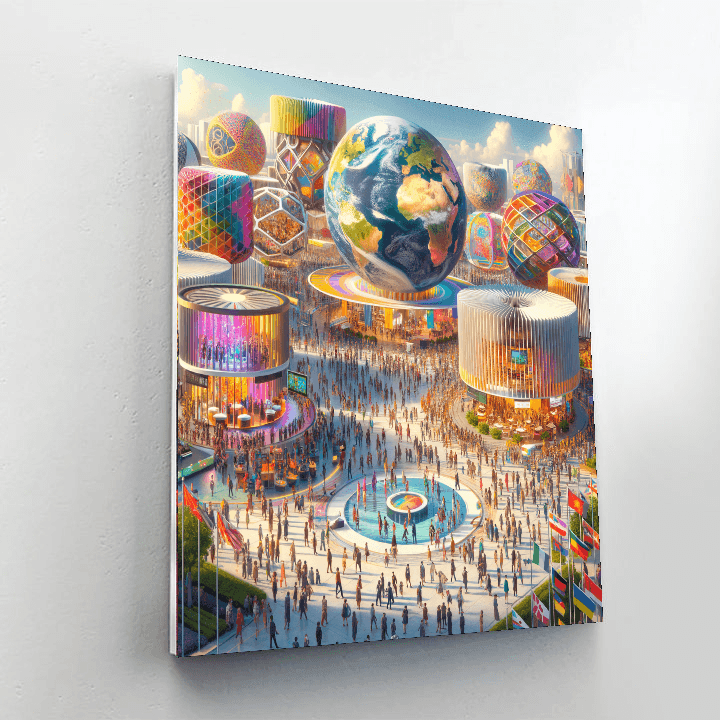 World Expo - Various Countries DIY Paint By Numbers