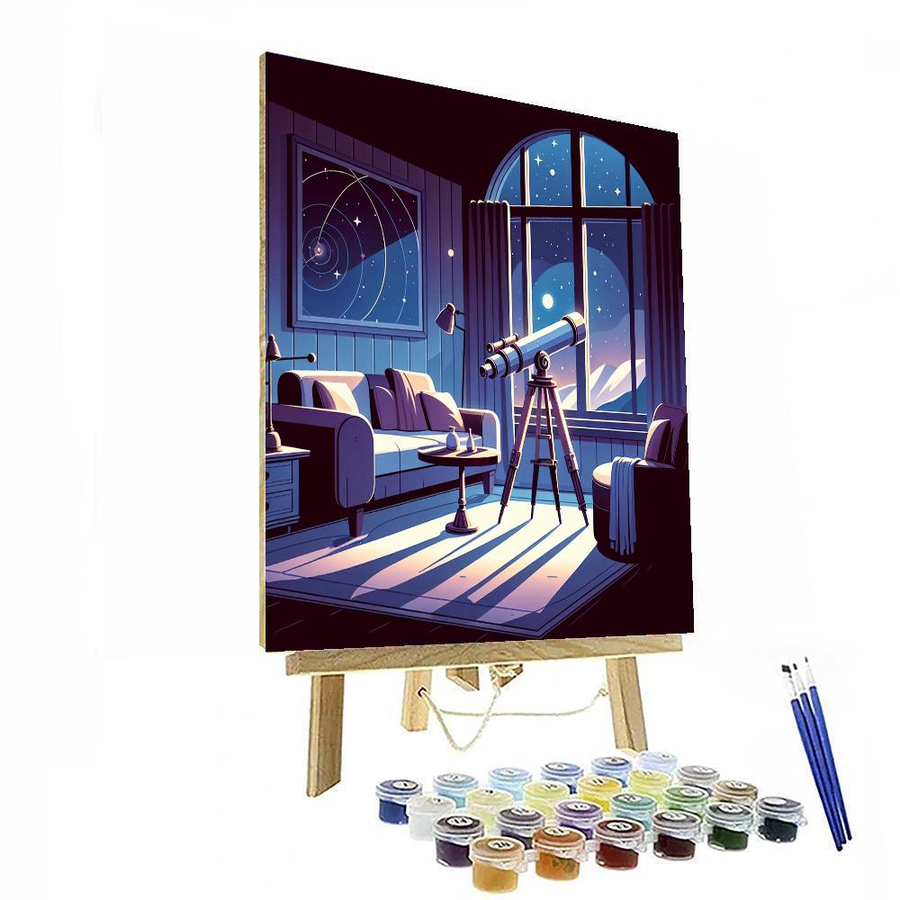 Dreamy Star Gazer's Room Paint By Color
