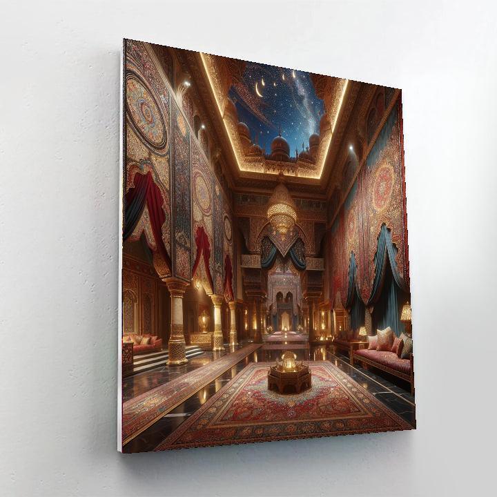 Royal Arabian Fantasy Painting By Numbers Kit