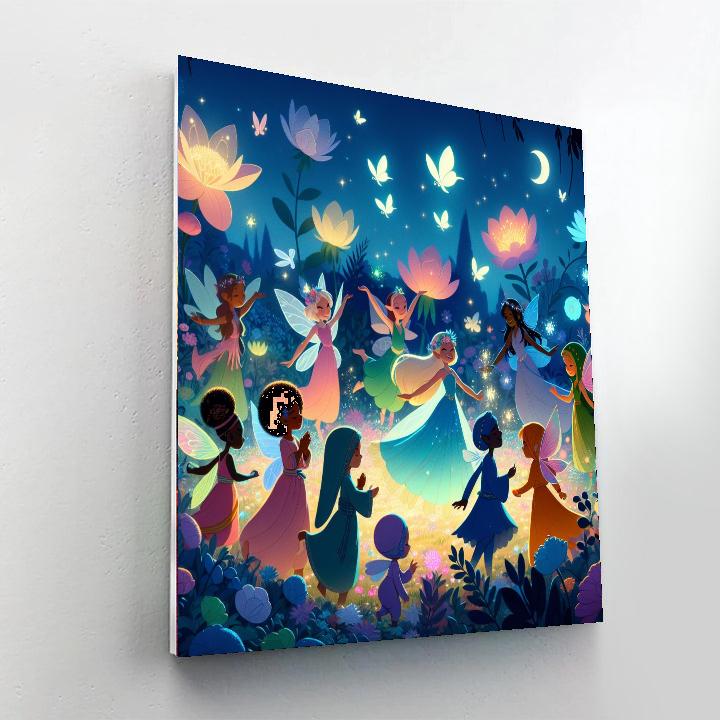 Fairy Garden Gala Paint By Numbers Art