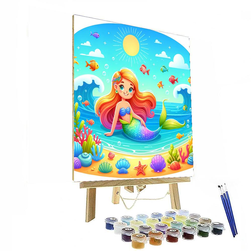 Magical Mermaid's Cove Numbered Painting Kits