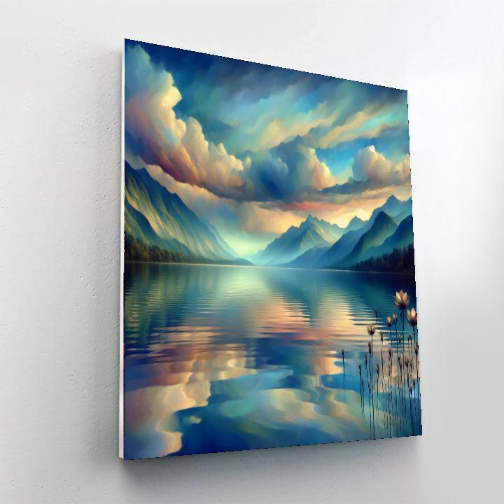 Sublime Lakeside View Paint By Numbers