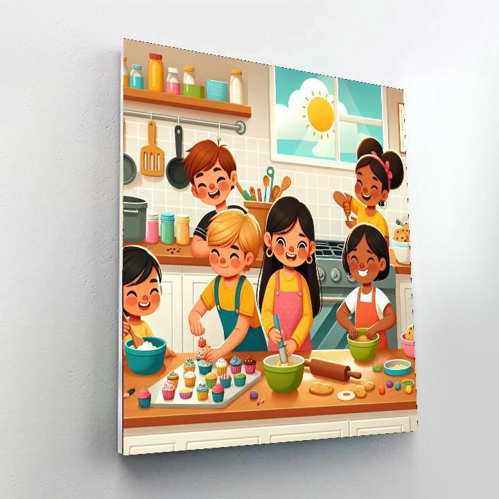 Creative Cooking Class Paint By Numbers