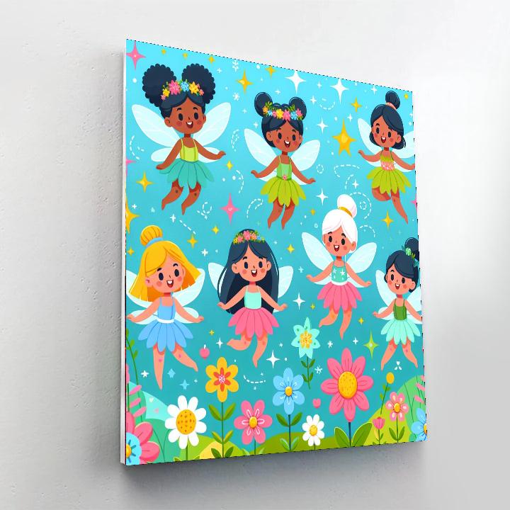 Adventure With The Fairies Painting Number Kit