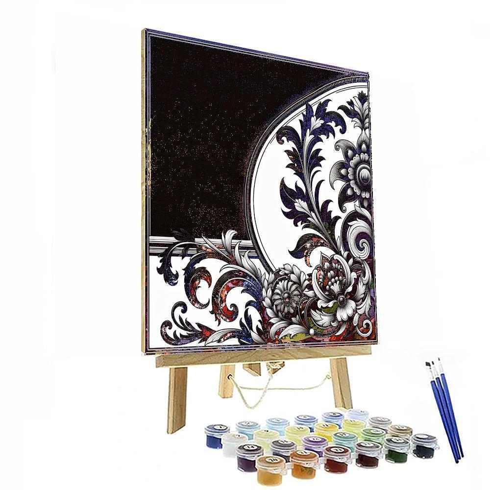 Timeless Monochrome Elegance - DIY Painting By Numbers Kit – Artistry Rack
