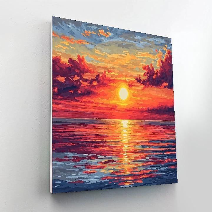 J.M.W. Turner Inspired Dramatic Skies  DIY Paint By Numbers