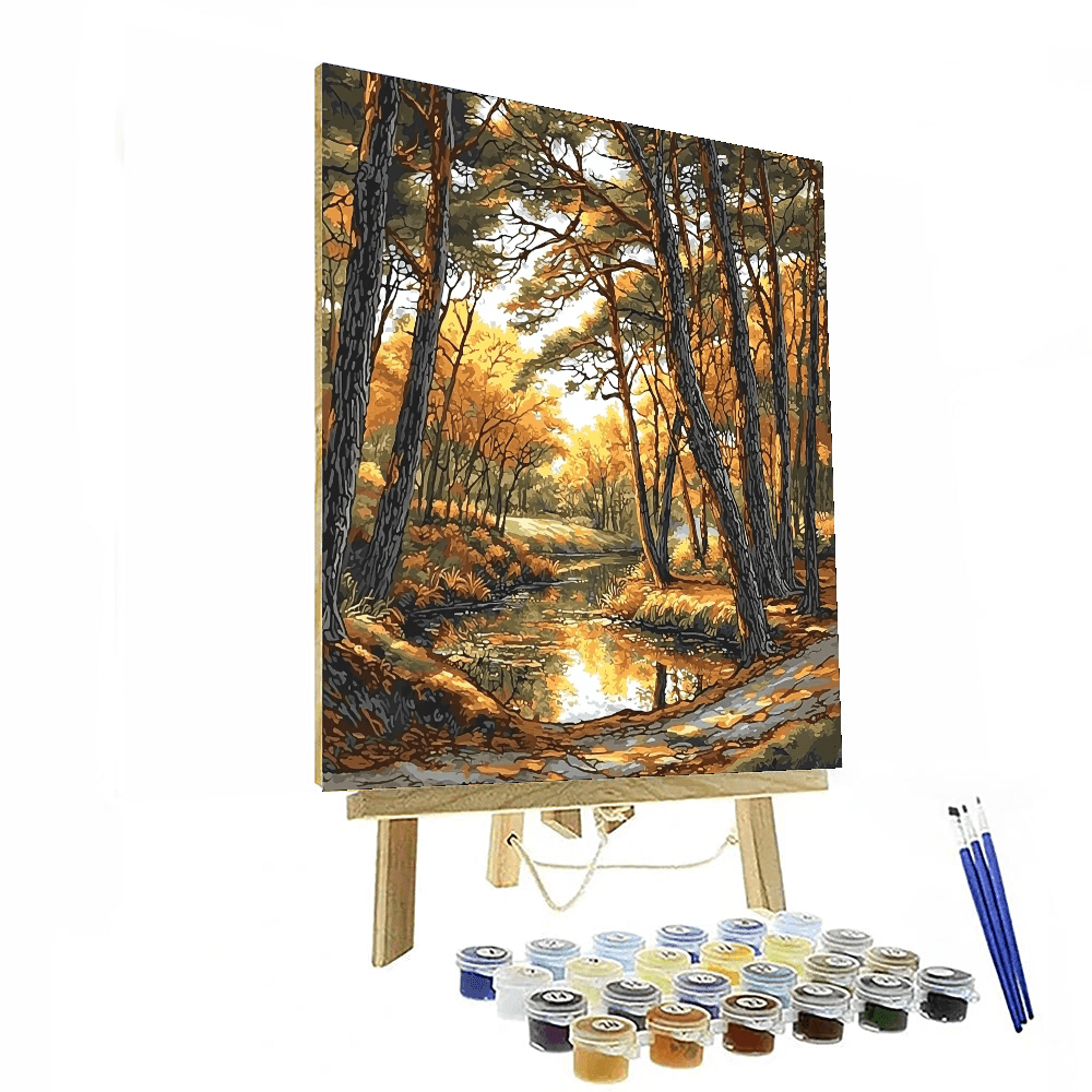 Leonardo Da Vinci Inspired Renaissance Woodland Charm  Paint By Numbers Kits