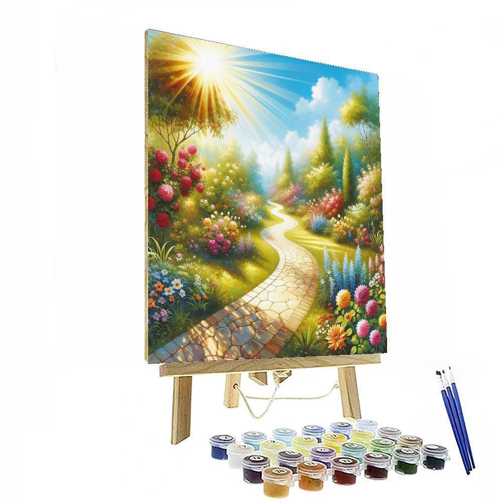 Sunny Pathways Painting By Numbers Kit