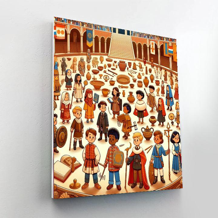 Historic Adventure Arena Paint By Number