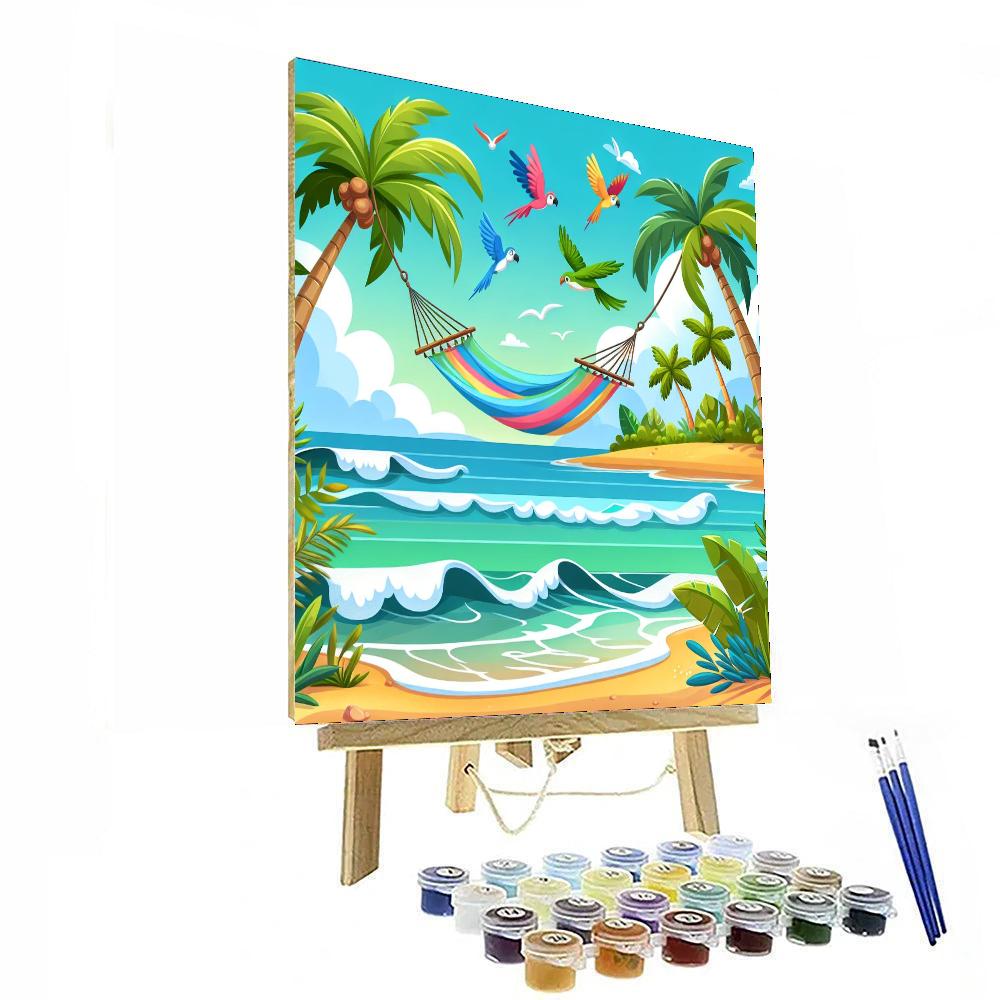 Ocean Breeze Island Paint By Numbers