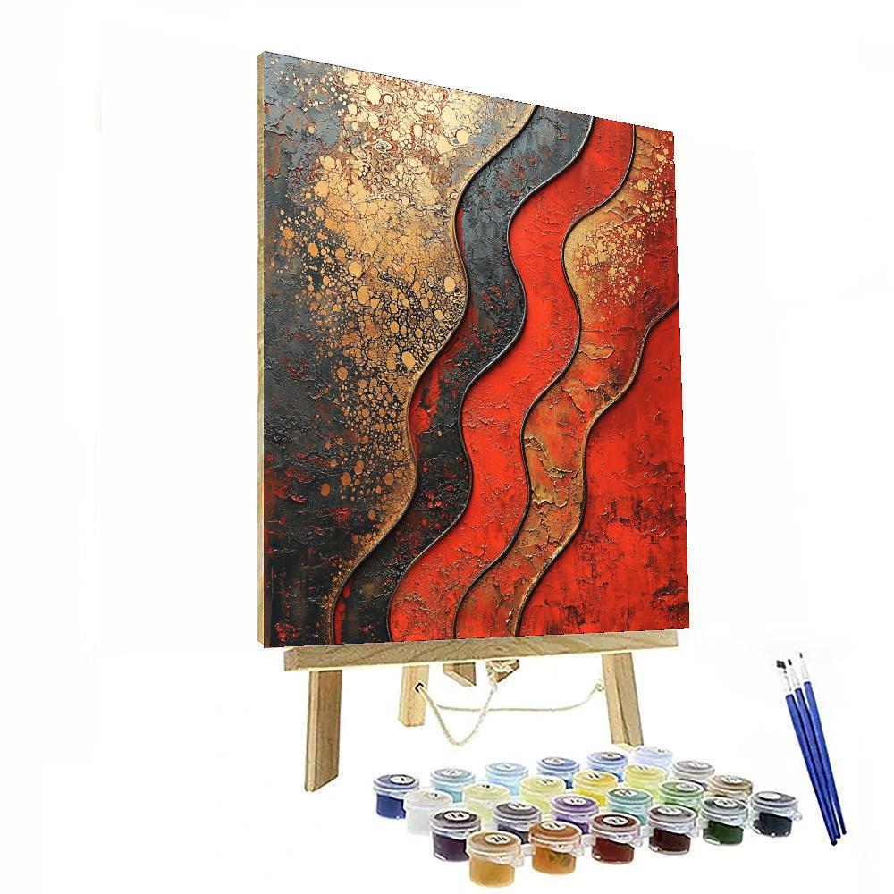 Gustav Klimt Inspired The Flow Of Emotion  Paint By Numbers Art