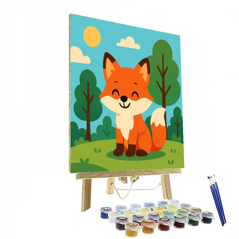 Woodland Animals Paint By Numbers