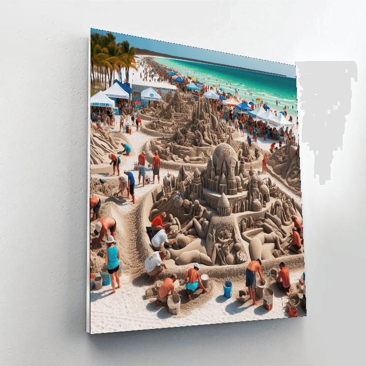 Sandfest - Port Aransas Paint By Numbers Art