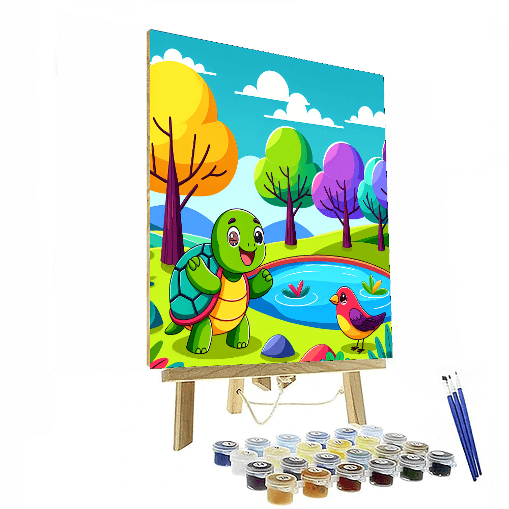 Eco-friendly Animal Habitat Paint By Numbers