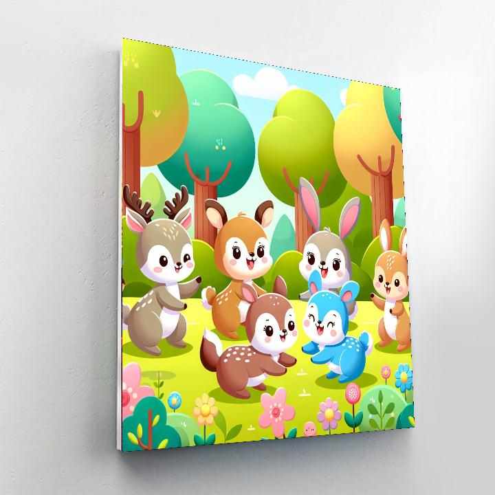 Exploring The Forest Painting Number Kit