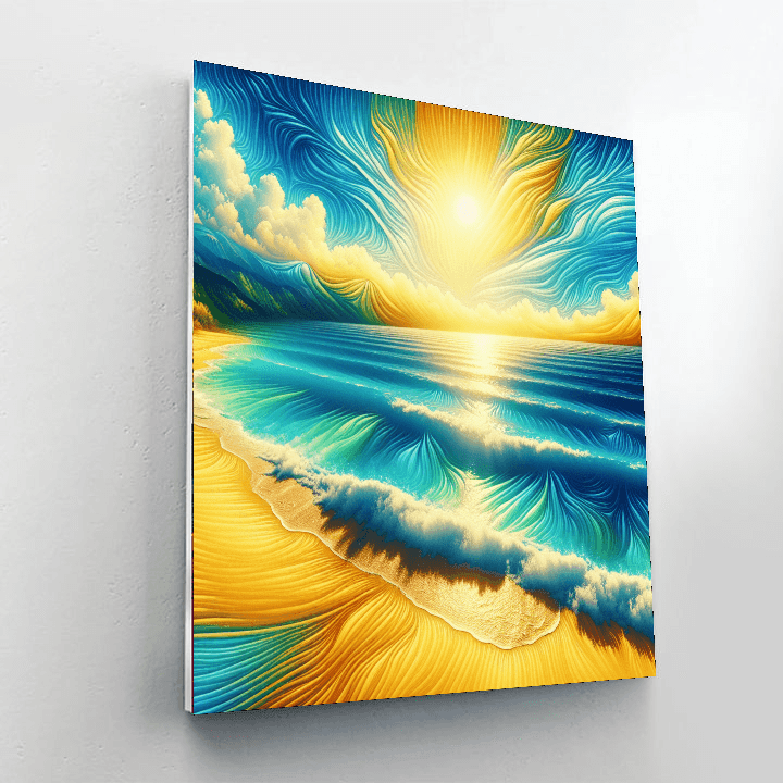 Sunny Seaside Getaway Paint By Numbers Kits