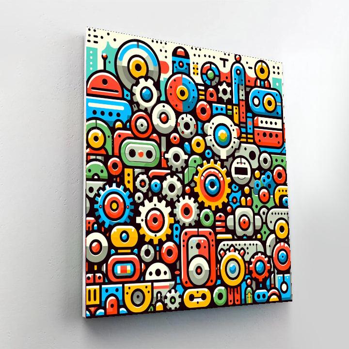 Robot Universe Numbered Painting Kits