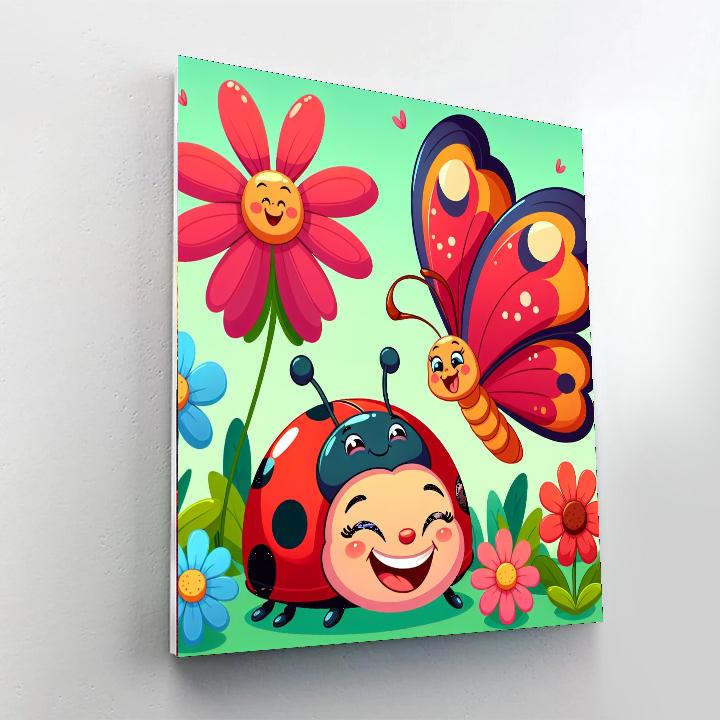 Cuddle Bug Insect Friends Numbered Painting Kits