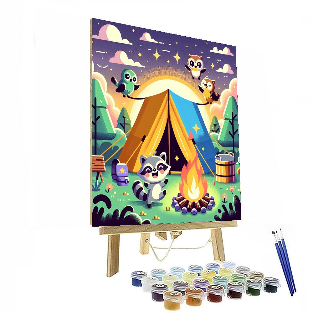Outdoor Camping Fun Paint By Color