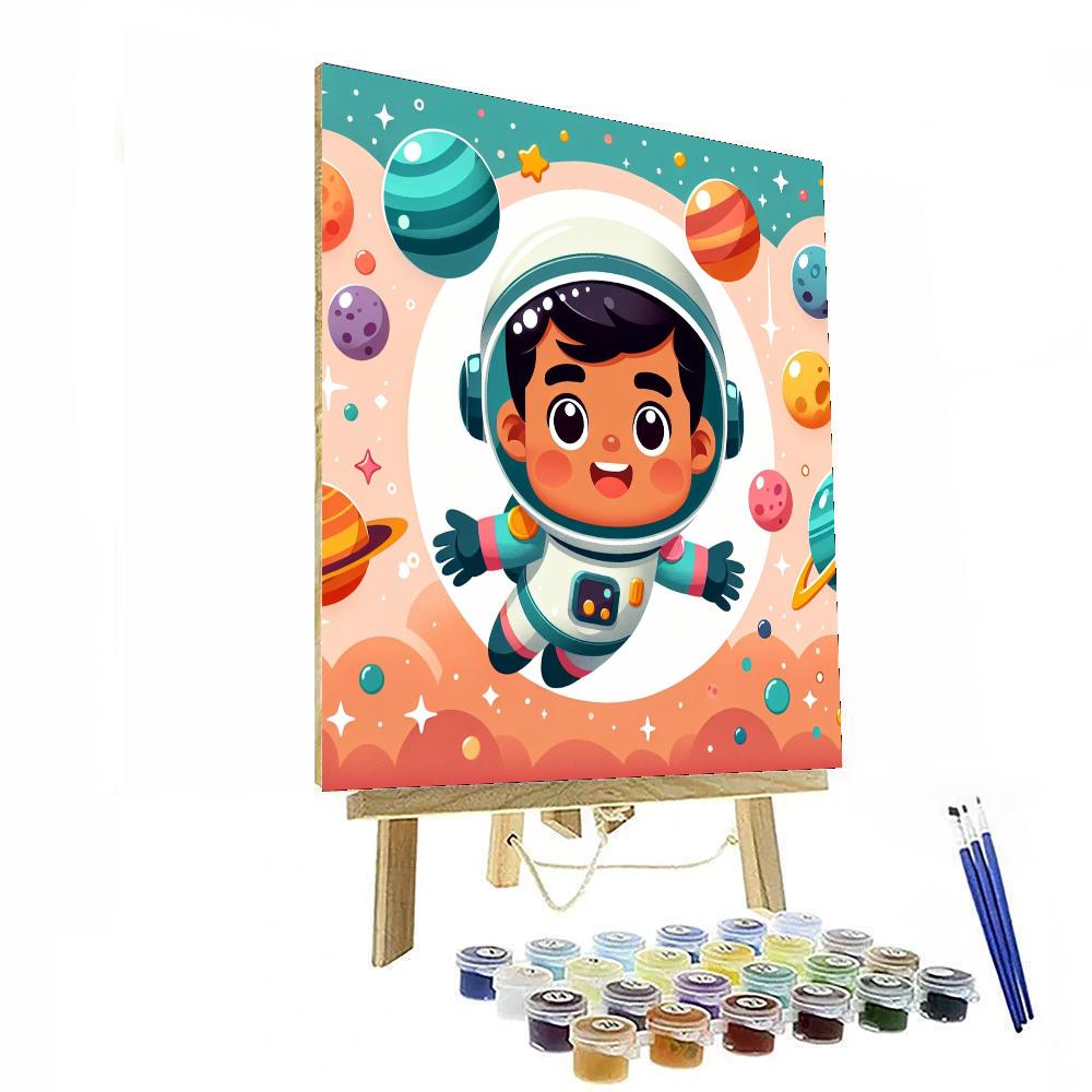 Friendly Space Explorer Numbered Painting Kits