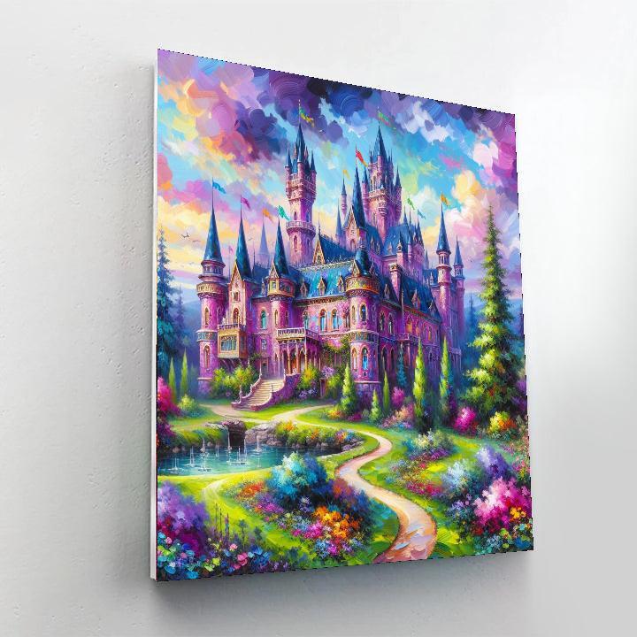 Whimsical Castle Fantasy DIY Paint By Numbers