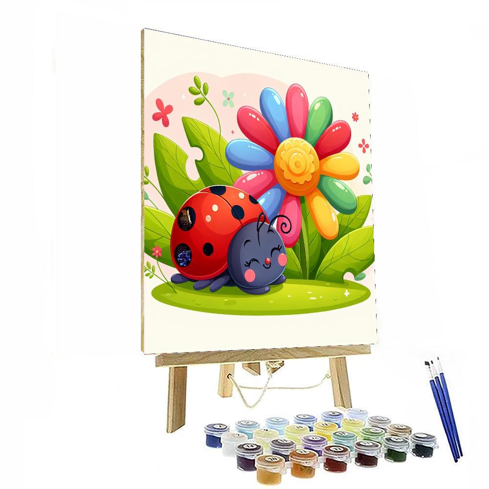 Adventurous Ladybug DIY Paint By Numbers