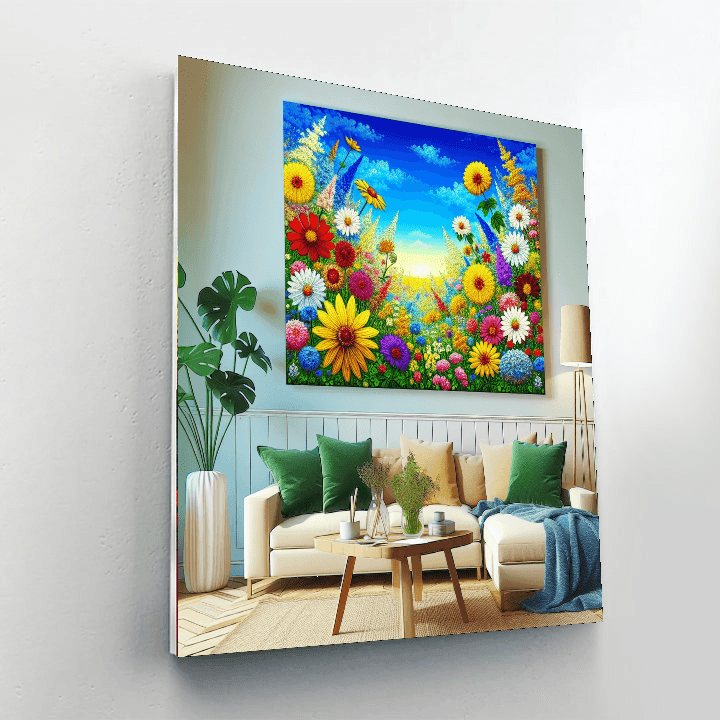 Wildflower Dream DIY Paint By Numbers