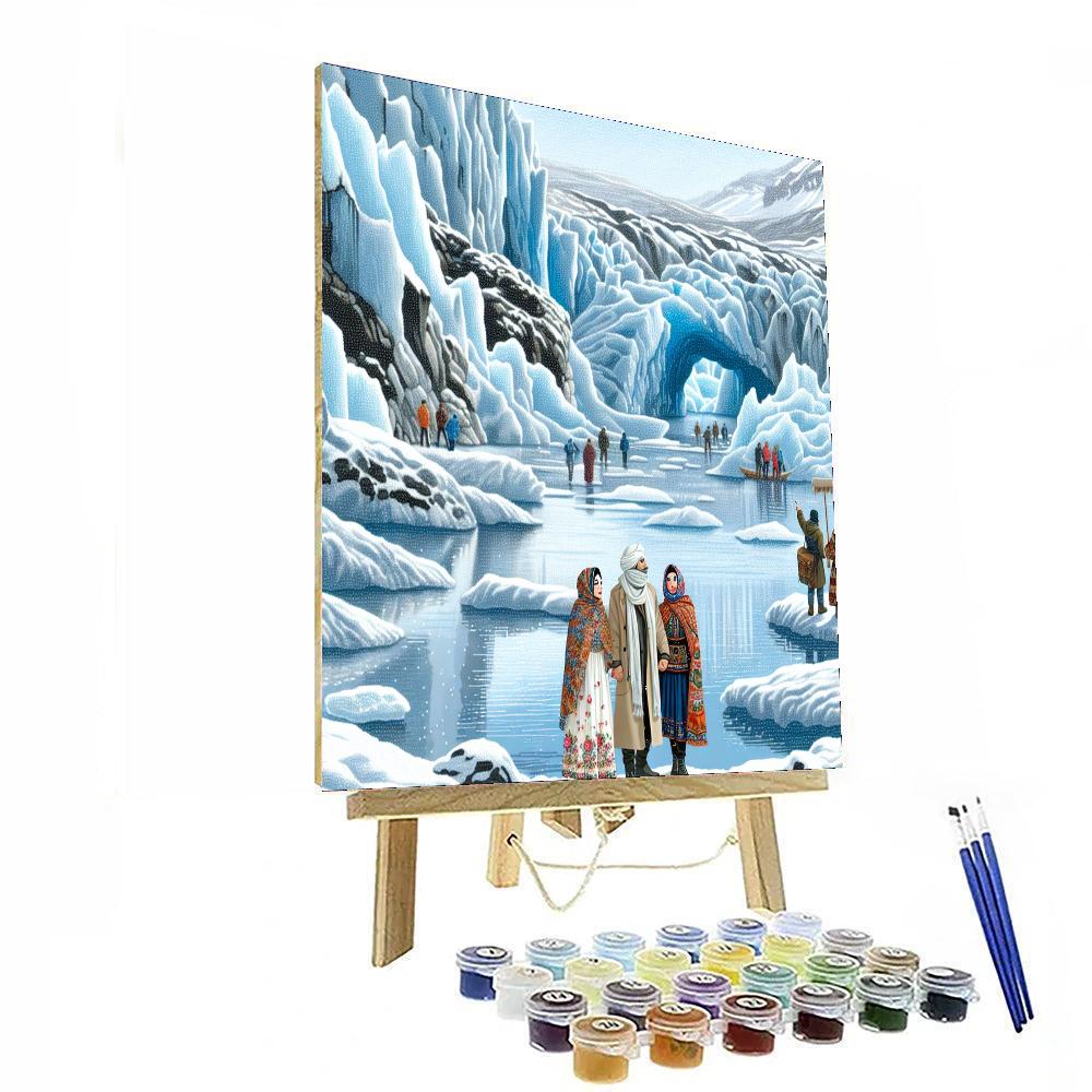 Glacier Days - Iceland Paint By Number