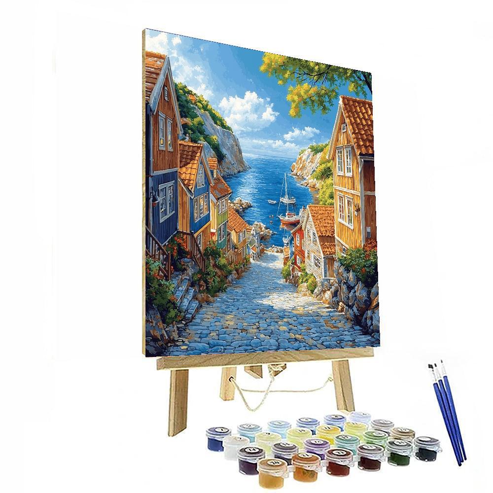 Fjällbacka - Sweden DIY Paint By Numbers