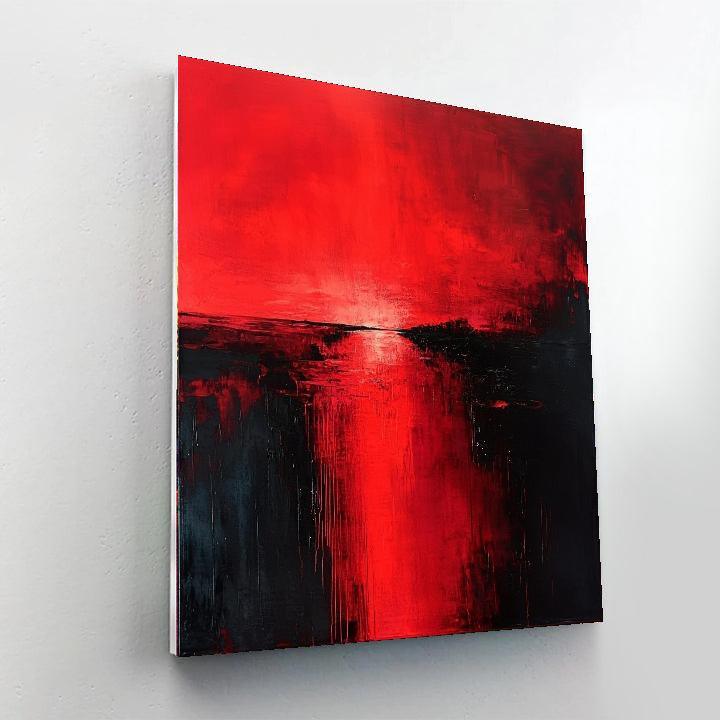 Mark Rothko Inspired Vibrant Resonance  Paint By Color