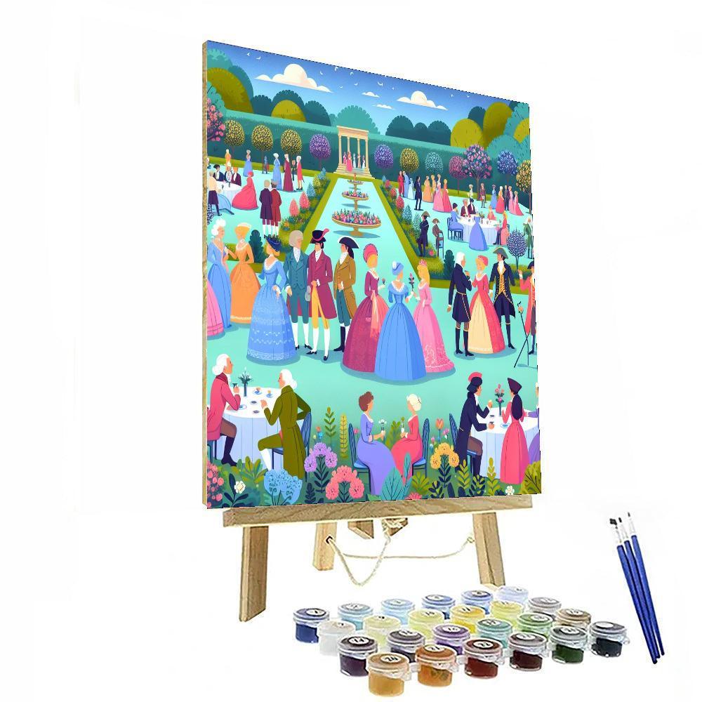 Royal Garden Celebration Paint By Numbers Art