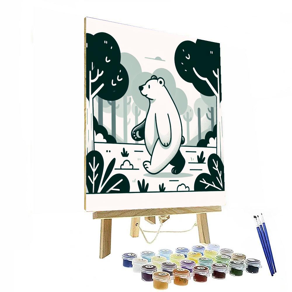 Friendly Bear Adventure Paint By Numbers Kits