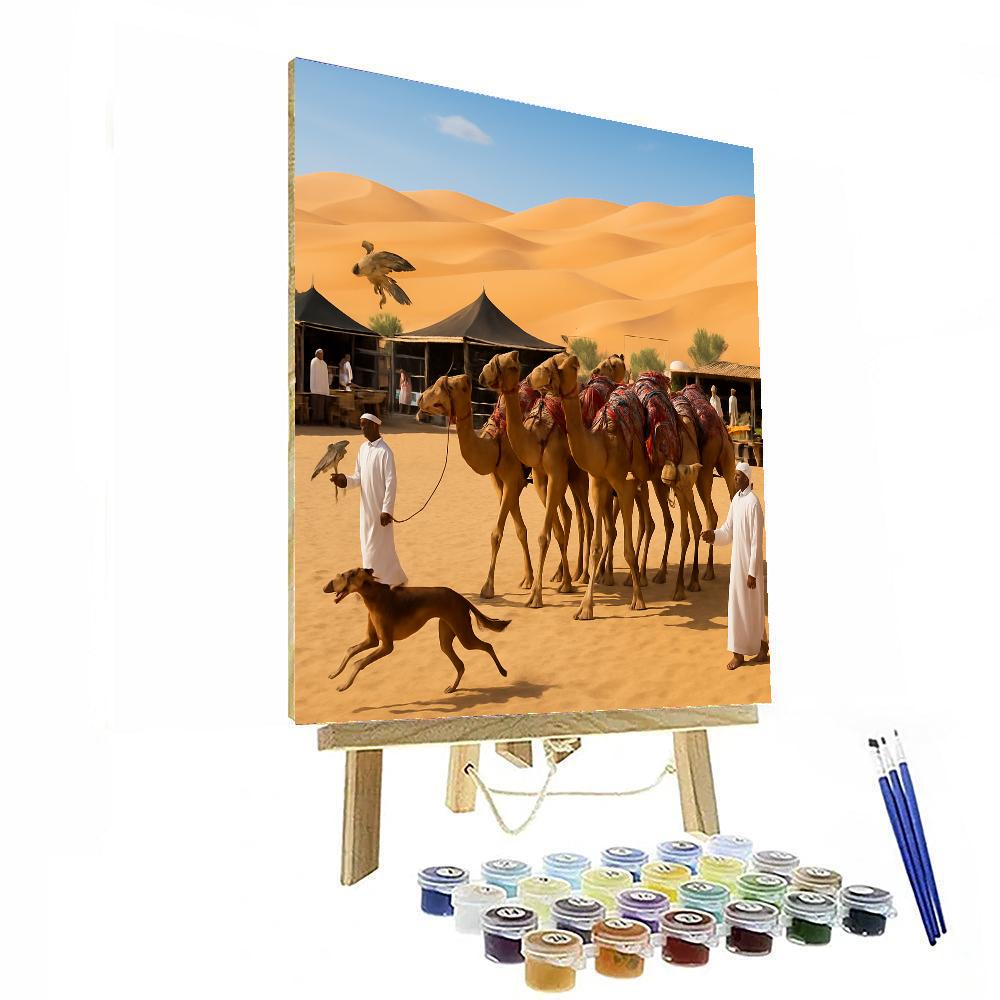 Camel Festival - Uae Painting By Numbers Kit