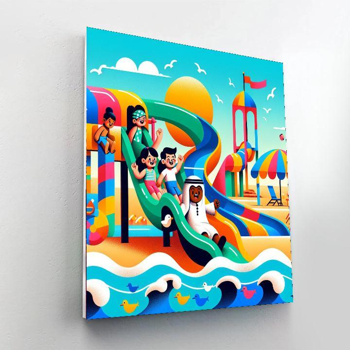 Seaside Adventure Park Paint By Color