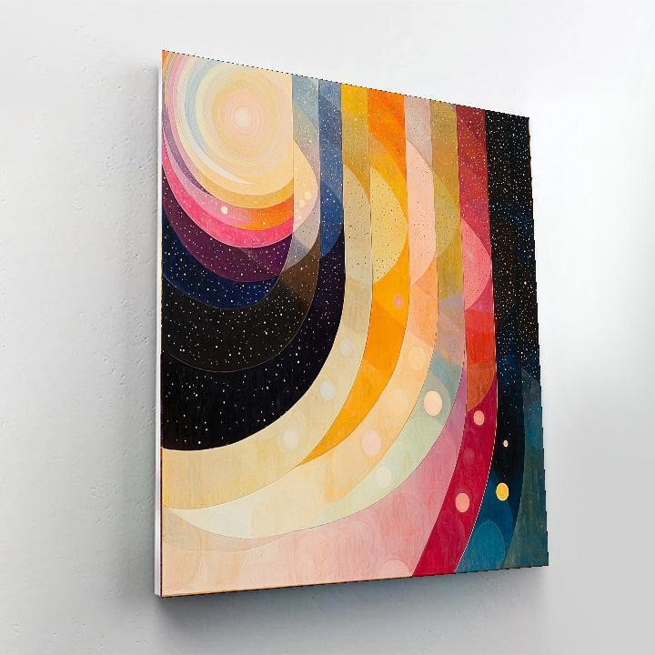 Hilma Af Klint Inspired Astral Journey  Painting By Numbers Kit