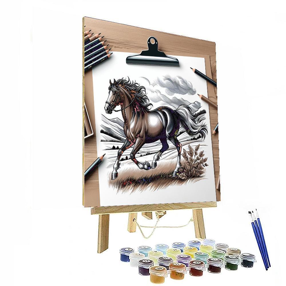 Equine Elegance - DIY Painting By Numbers Kit – Artistry Rack