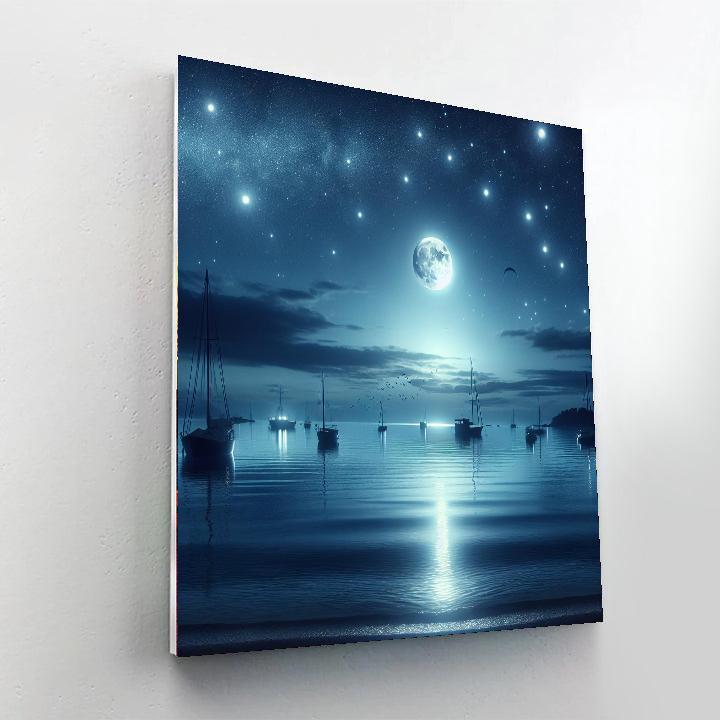 Moonlit Harbor Peace Paint By Numbers Kits