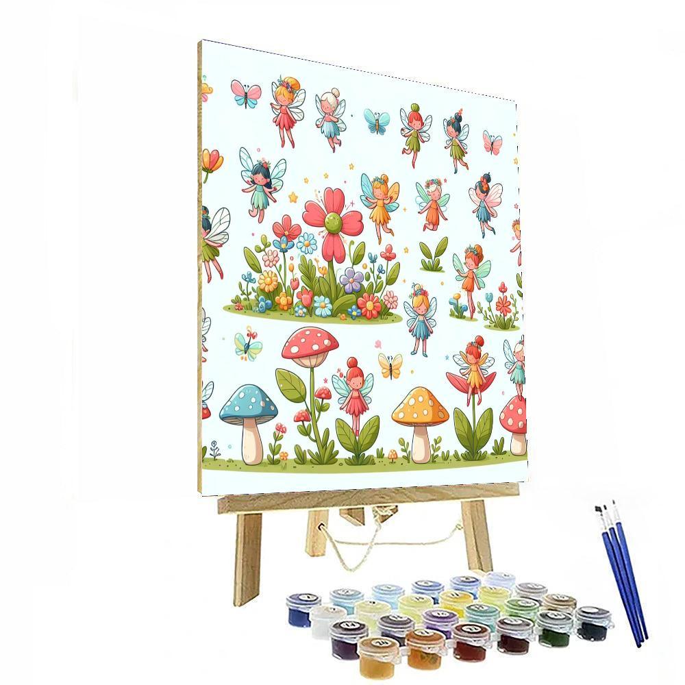 Enchanted Fairy Realm Paint By Color