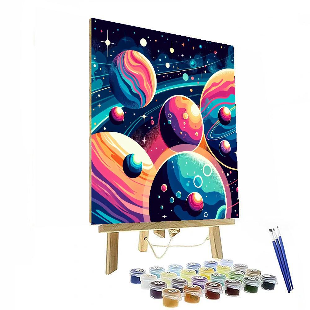 Majestic Moons Numbered Painting Kits