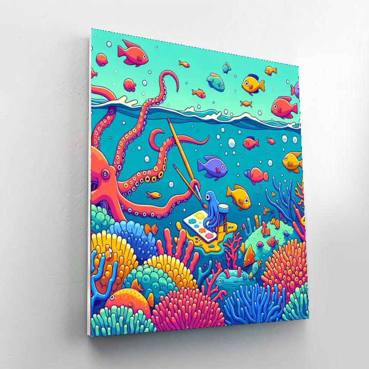 Artistic Aquarium Paint By Numbers Art