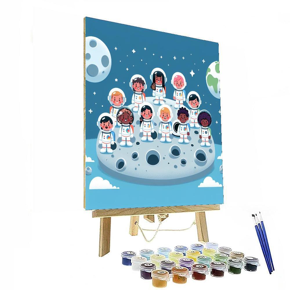 Lunar Discovery Journey Painting By Numbers Kit