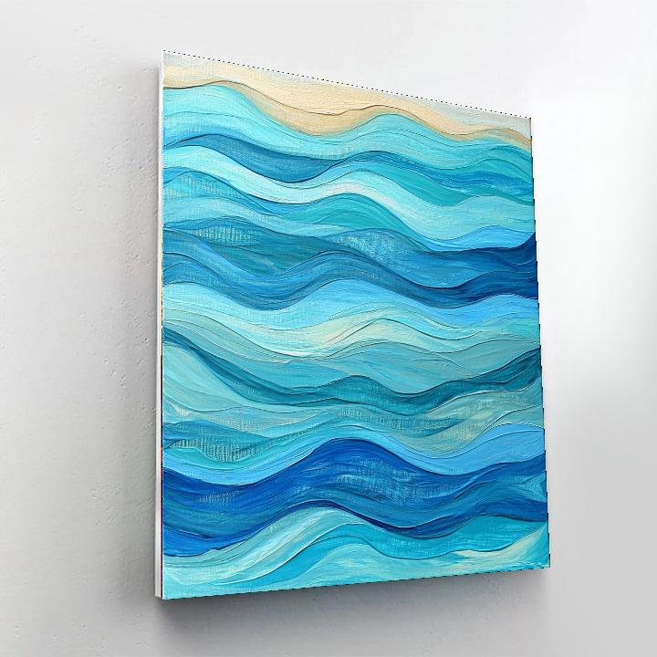 Edgar Degas Inspired Tidal Rhythms  Painting Number Kit