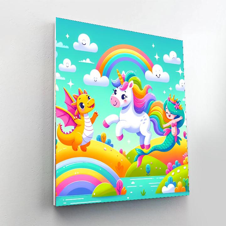 Enchanting Magical Creatures Painting Number Kit