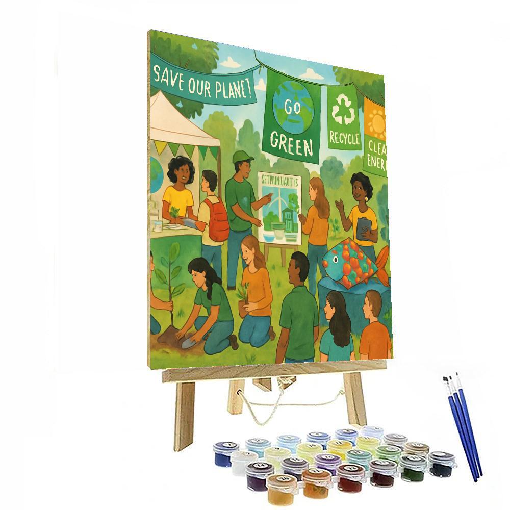World Environment Day Festival - Various Countries DIY Paint By Numbers