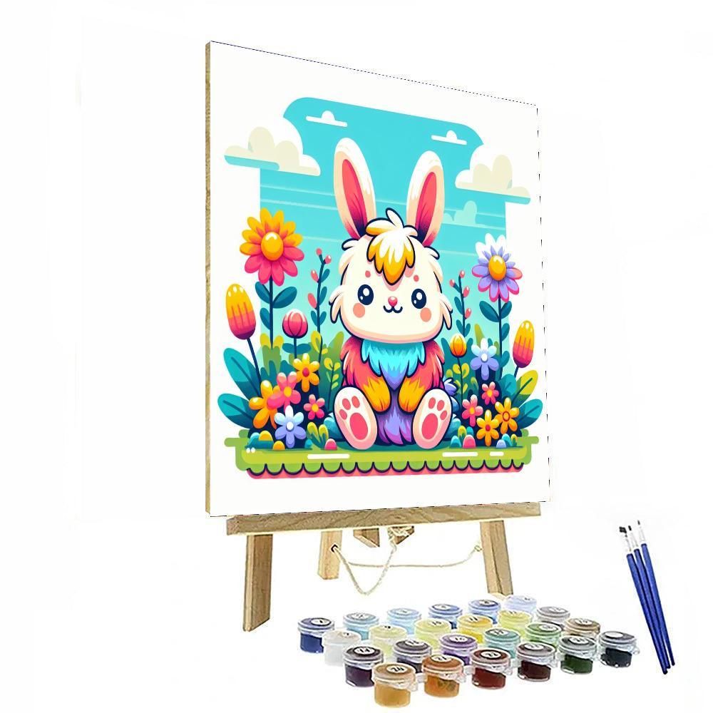 Gentle Bunny Painting Number Kit