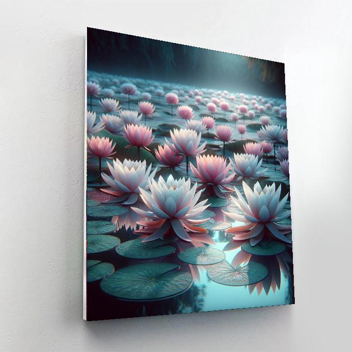 Enchanting Water Lily Pond Paint By Numbers Kits