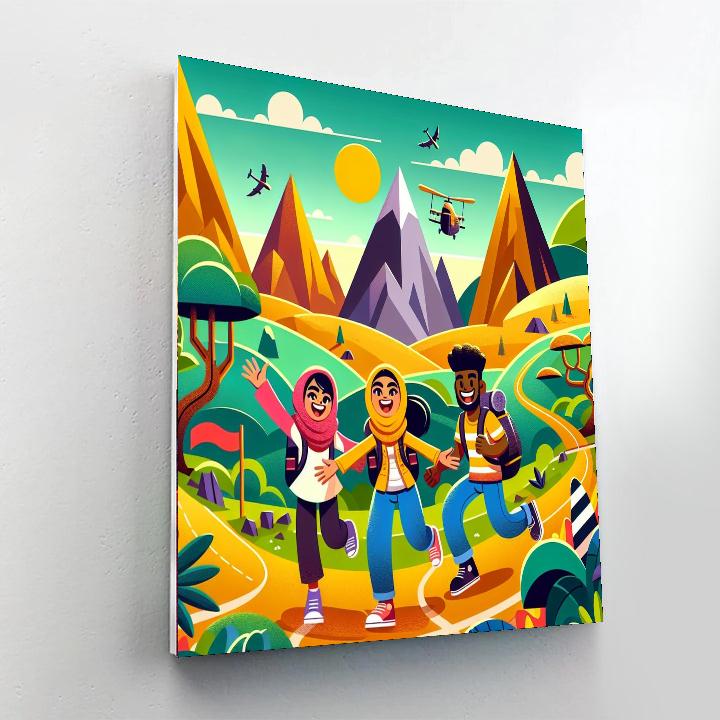 Adventure Awaits Land Paint By Number